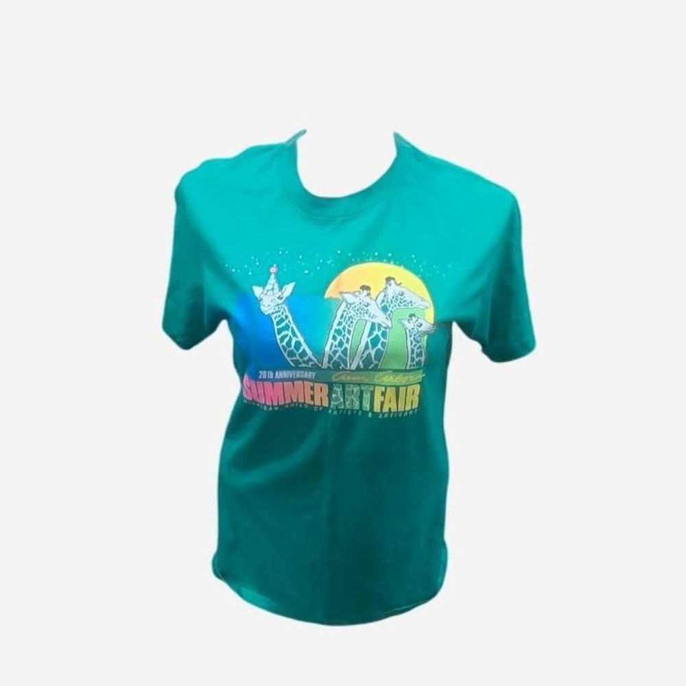 mens retro 1990s single stitch graphic tee‎